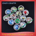 3d zinc alloy bag hangers with shining stones